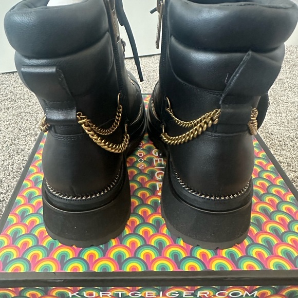 NWT KURT GEIGER Black Women's Boots NEW IN BOX Size 9 - Picture 6 of 7